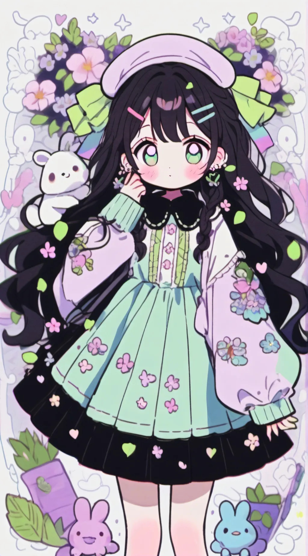ai character: Hollia background