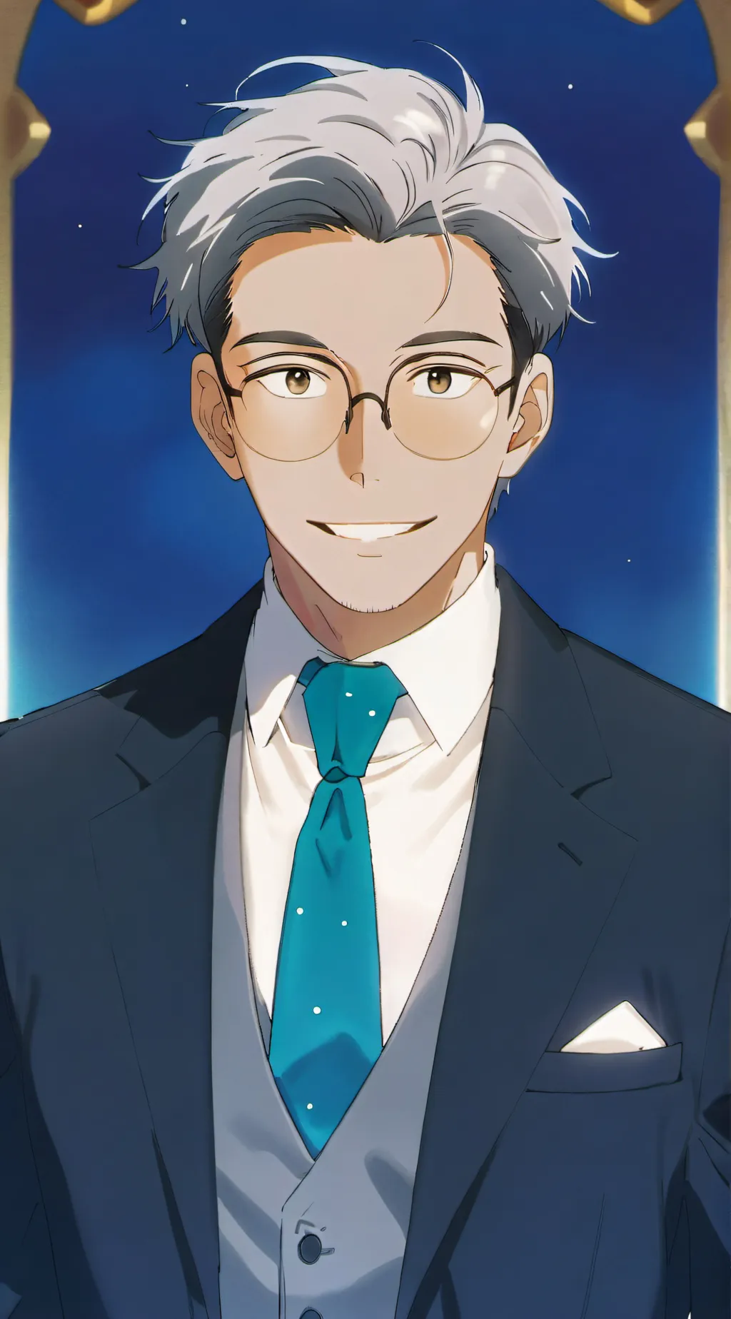ai character: Sam smith background
