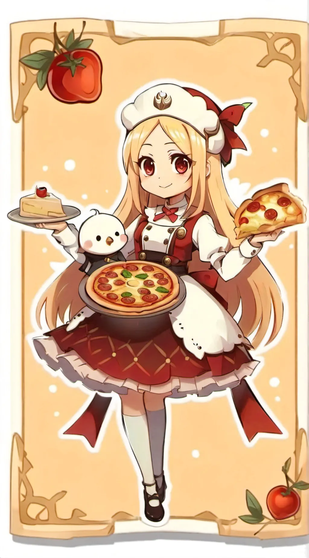 ai character: Pizza Chan background