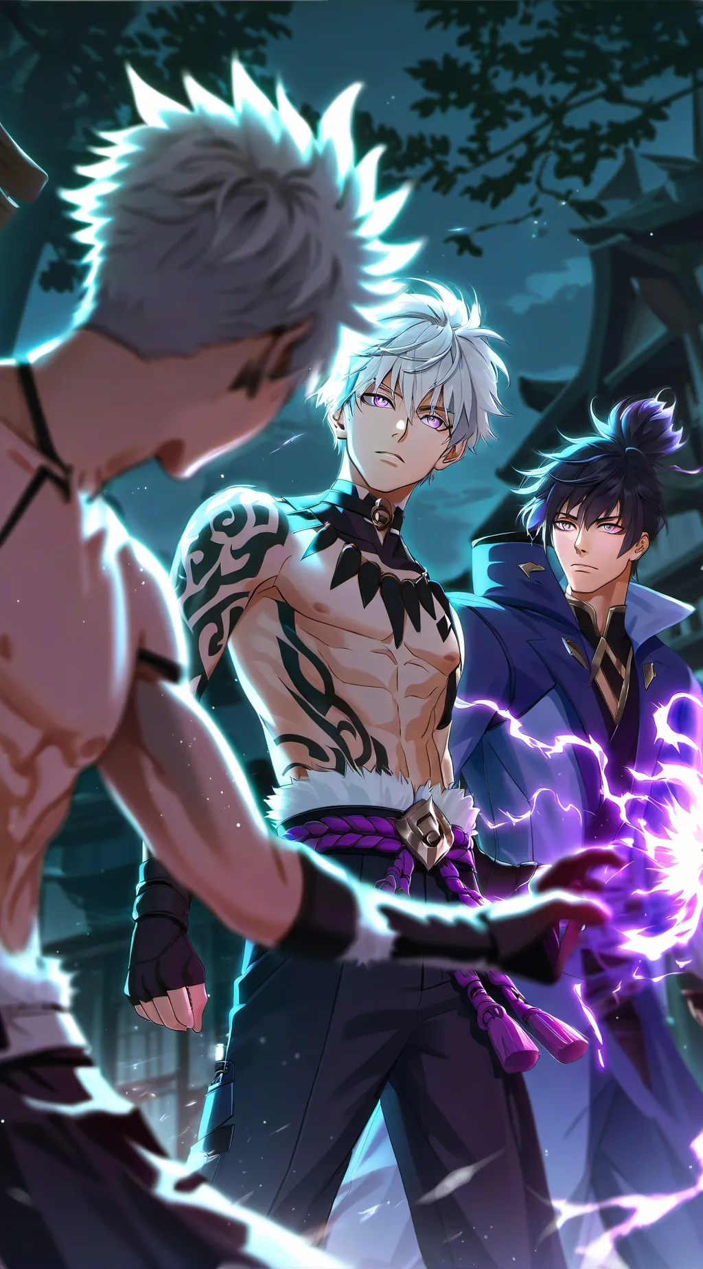 ai character: Edward, Harry, Eli background