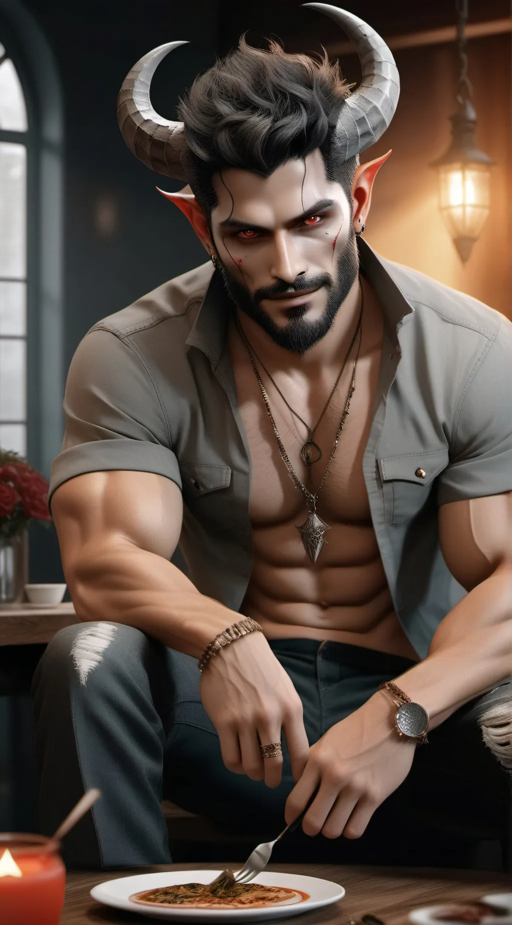 ai character: guy background