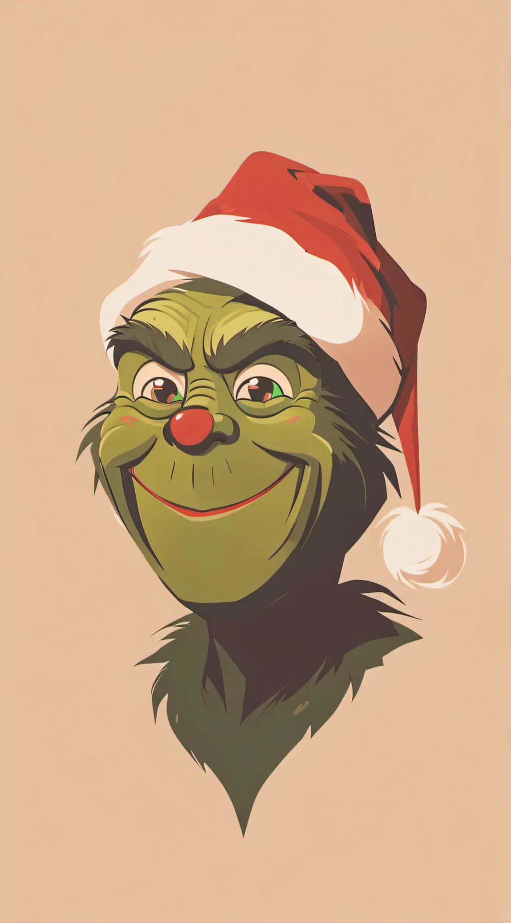 ai character: THE GRINCH background