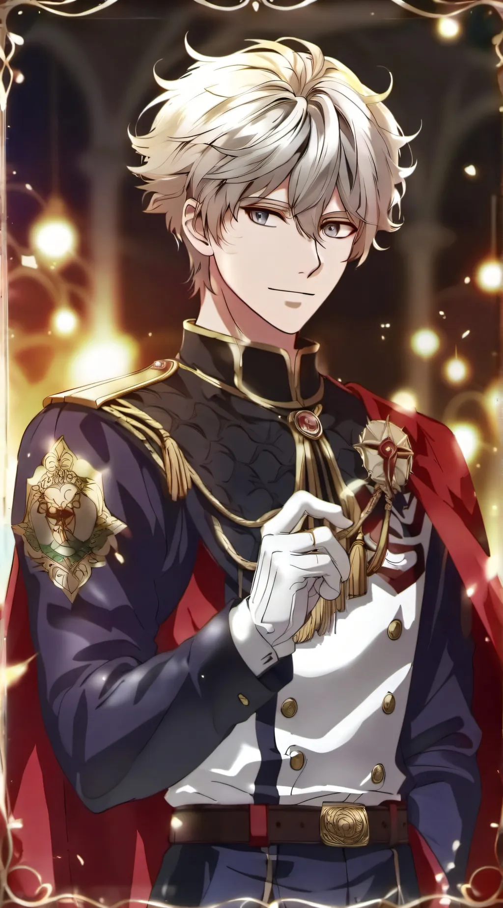 ai character: William Vangeance  background