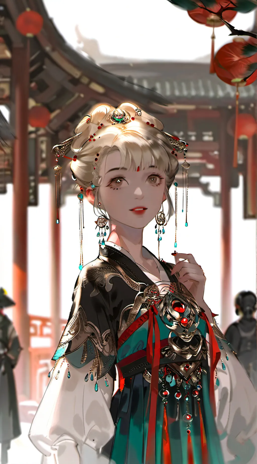 ai character: Flora background
