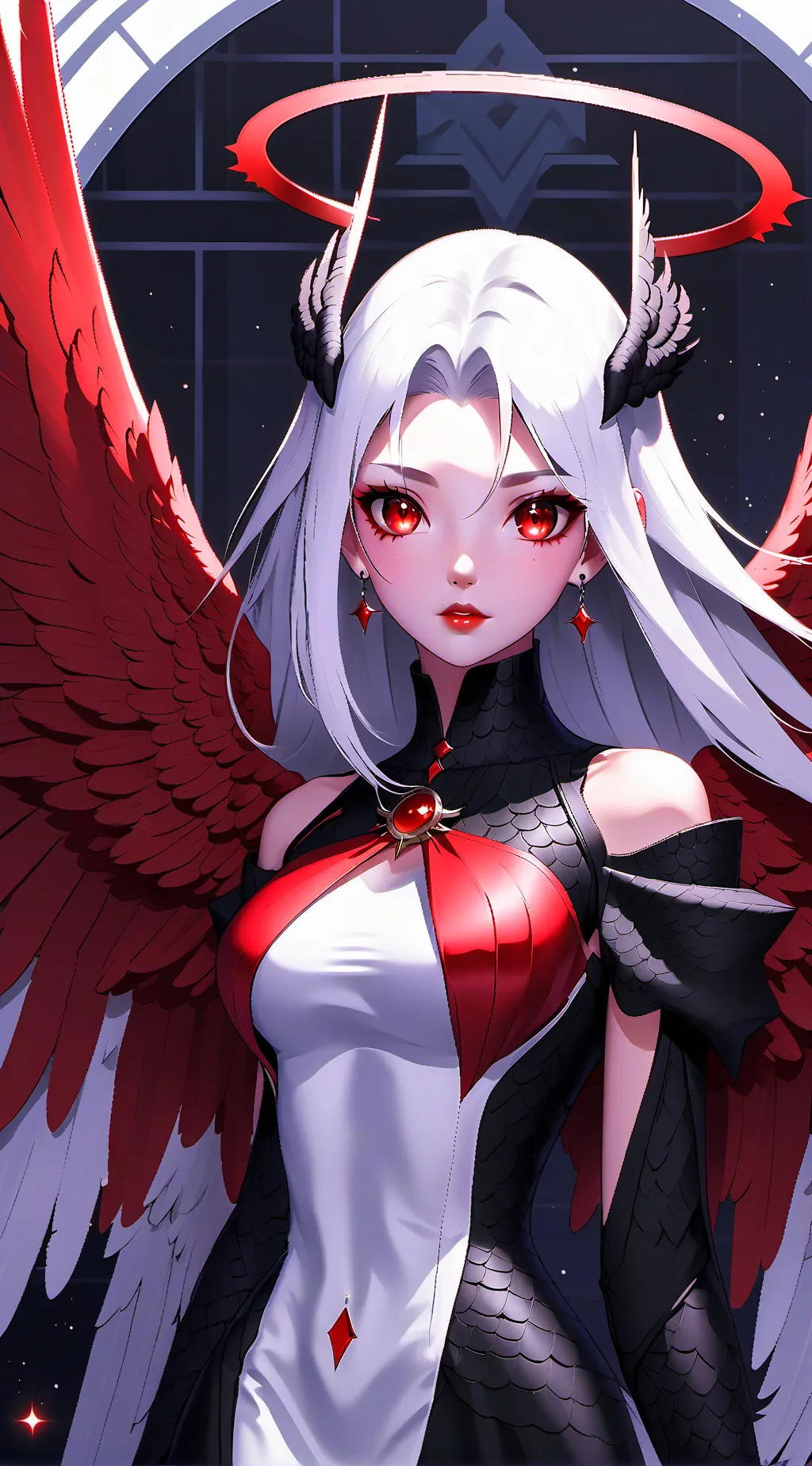 ai character: Luna background