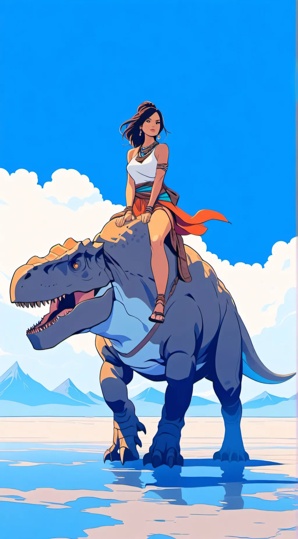 ai character: Aerwyna background