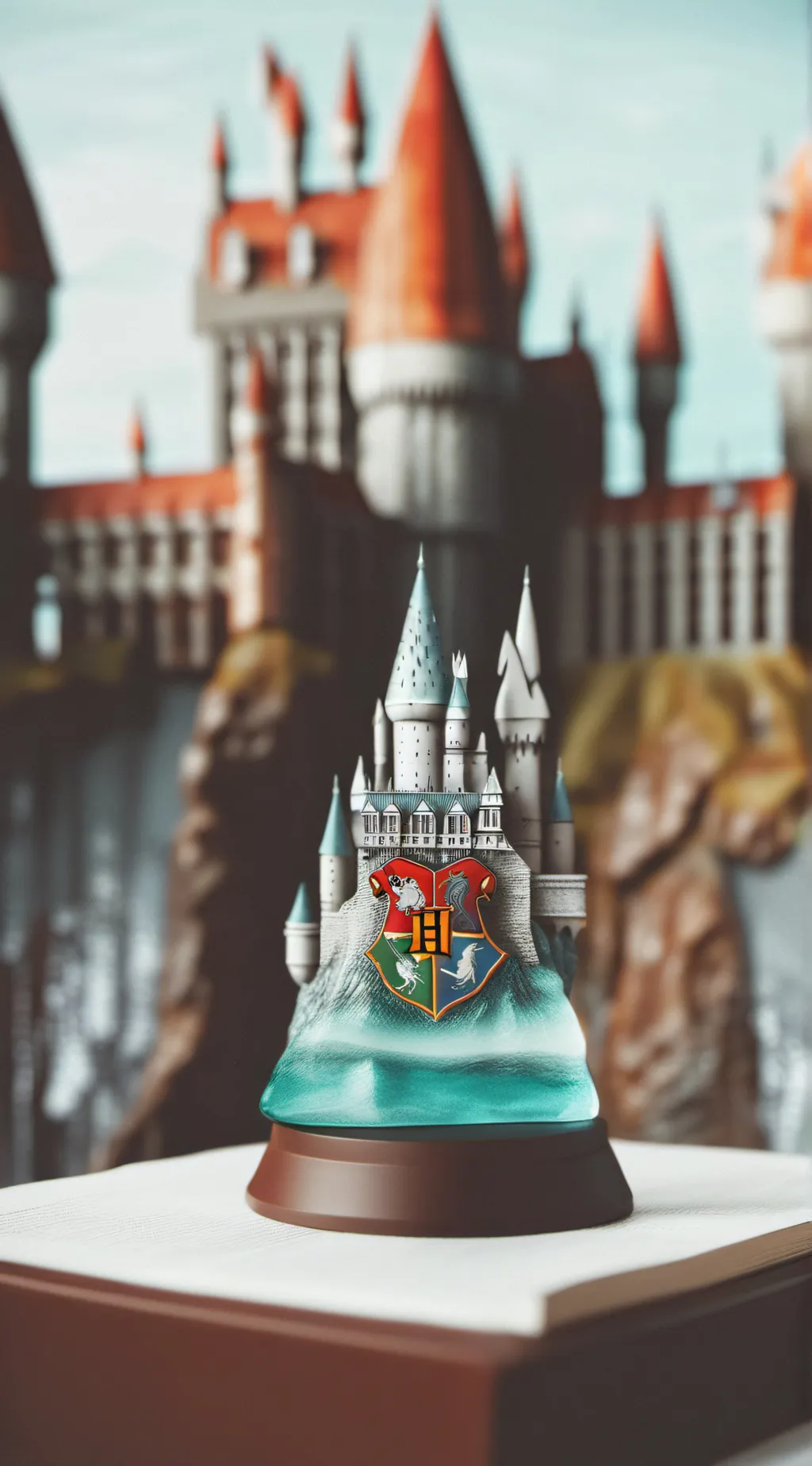 ai character: Hogwarts 💚🧡❤️💙 background