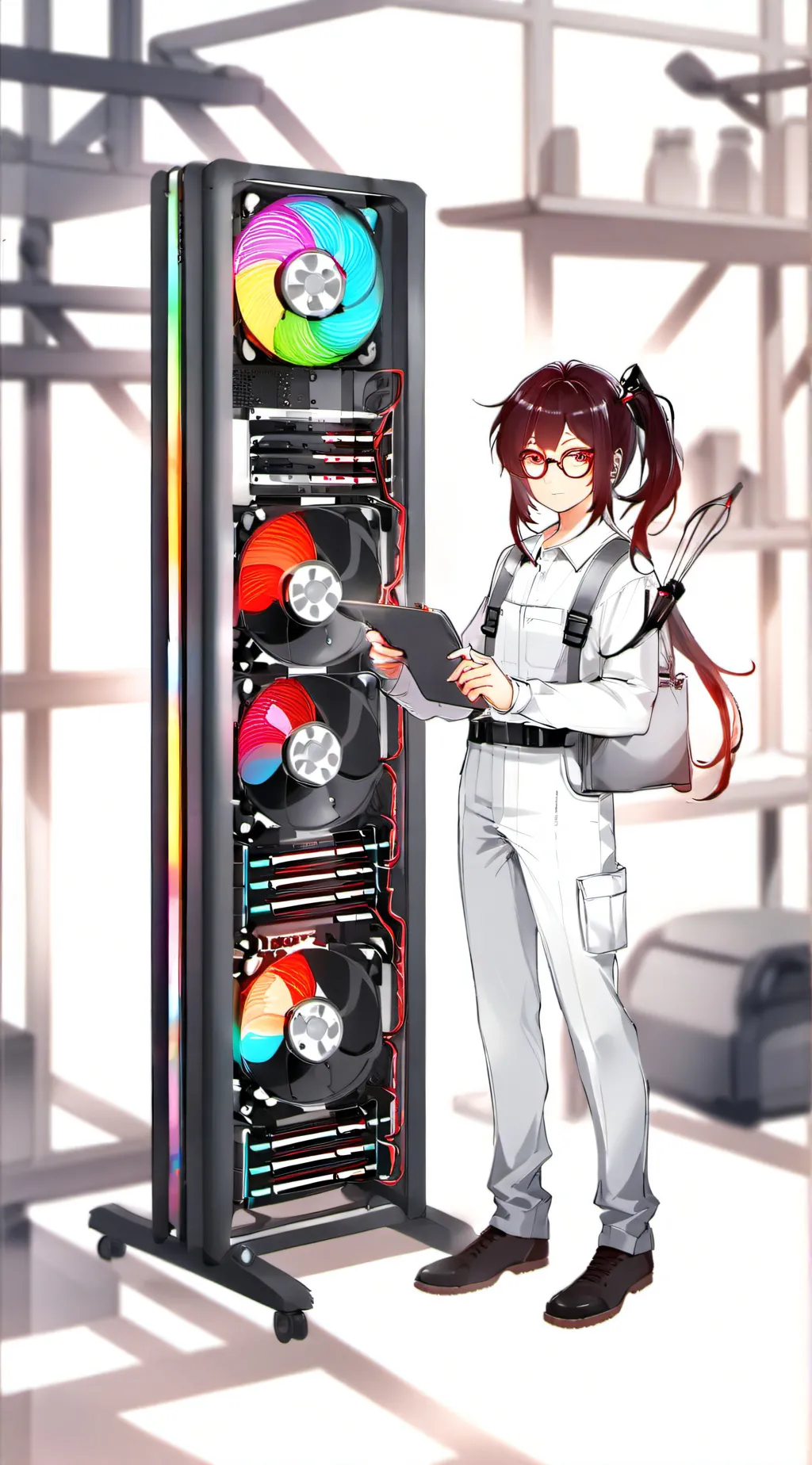 ai character: Simulador Neuronal background
