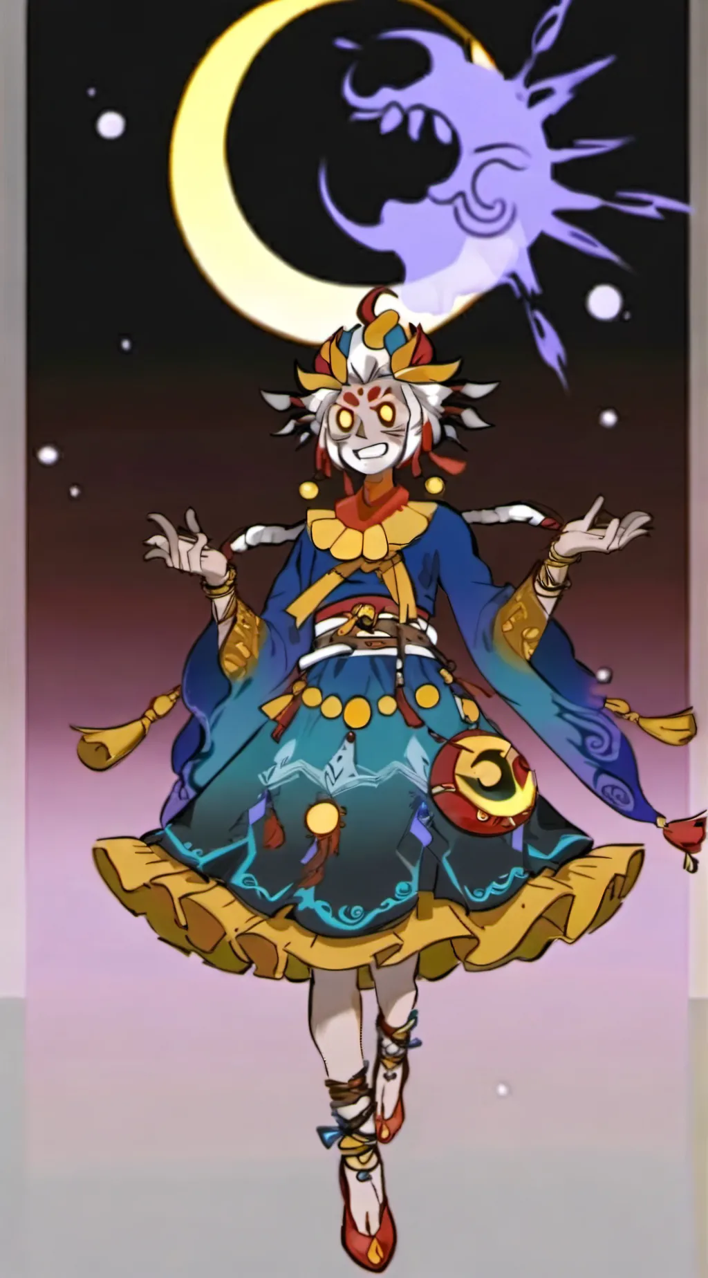 ai character: solar SAMS background