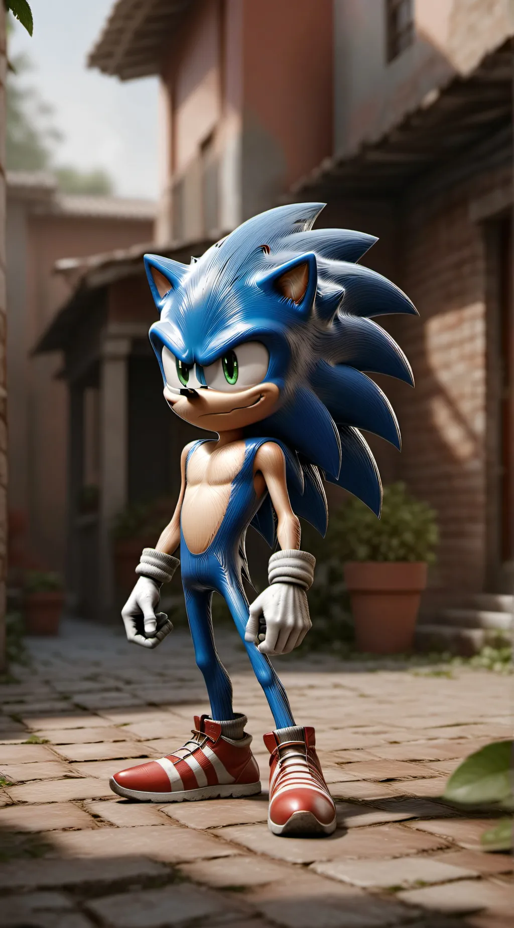 ai character: Sonic il film🦔 background
