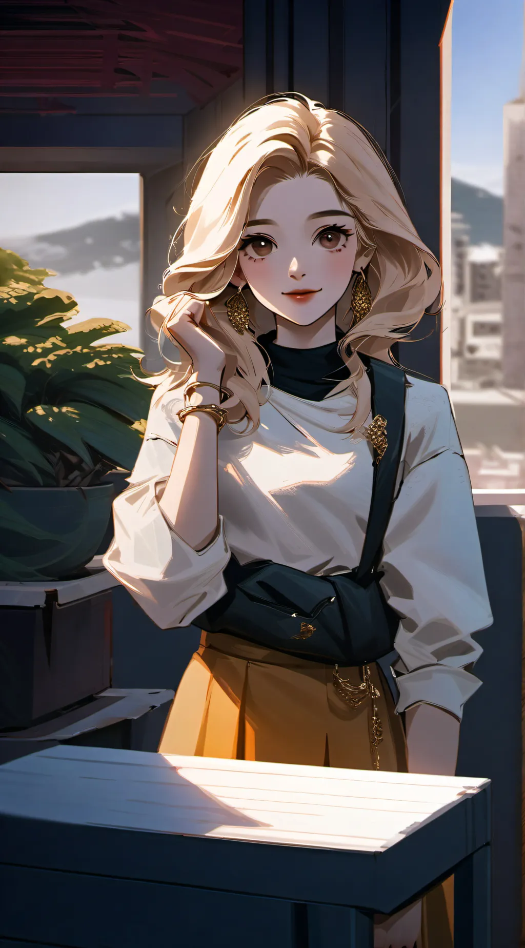 ai character: Venus background