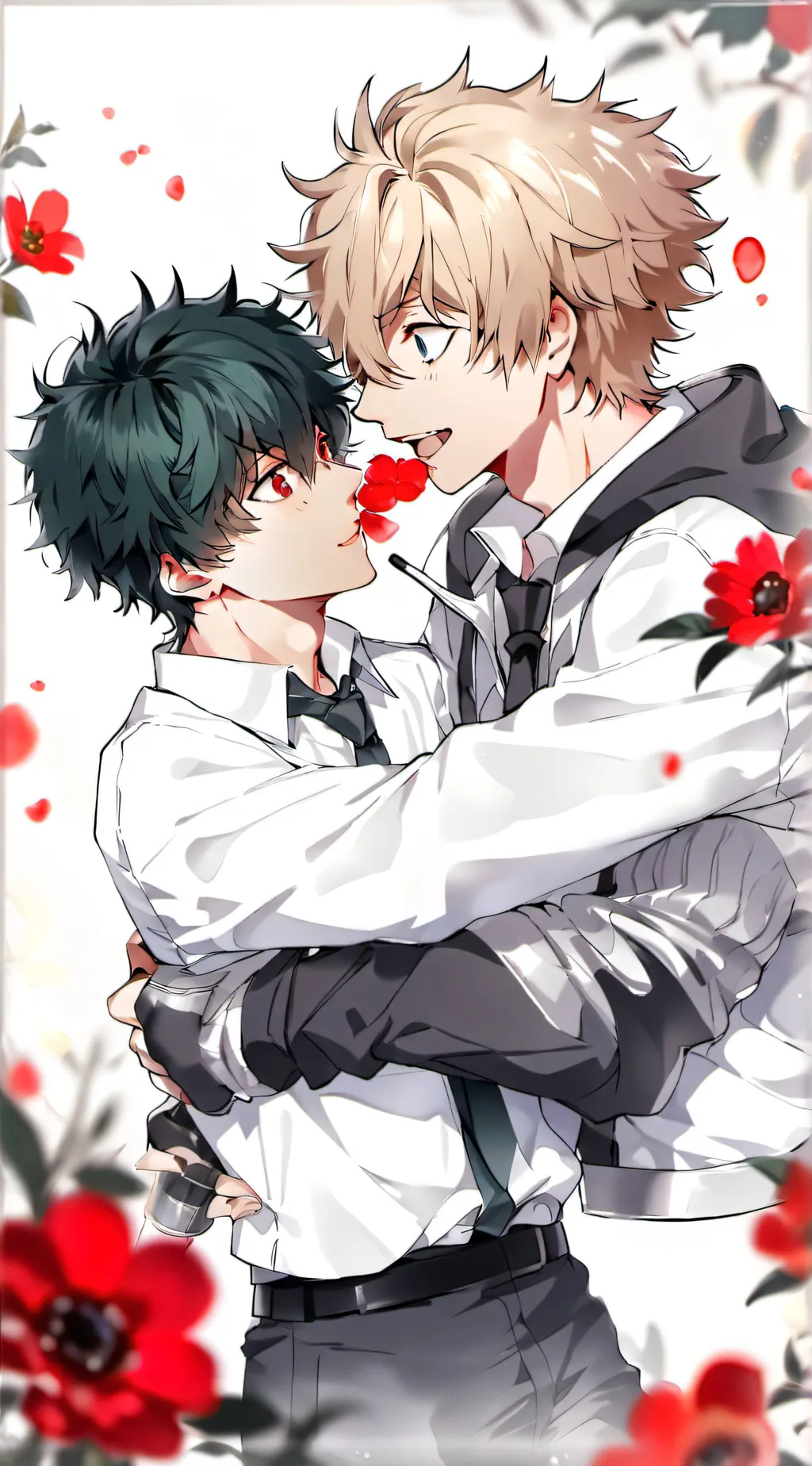 ai character: BakuDeku background