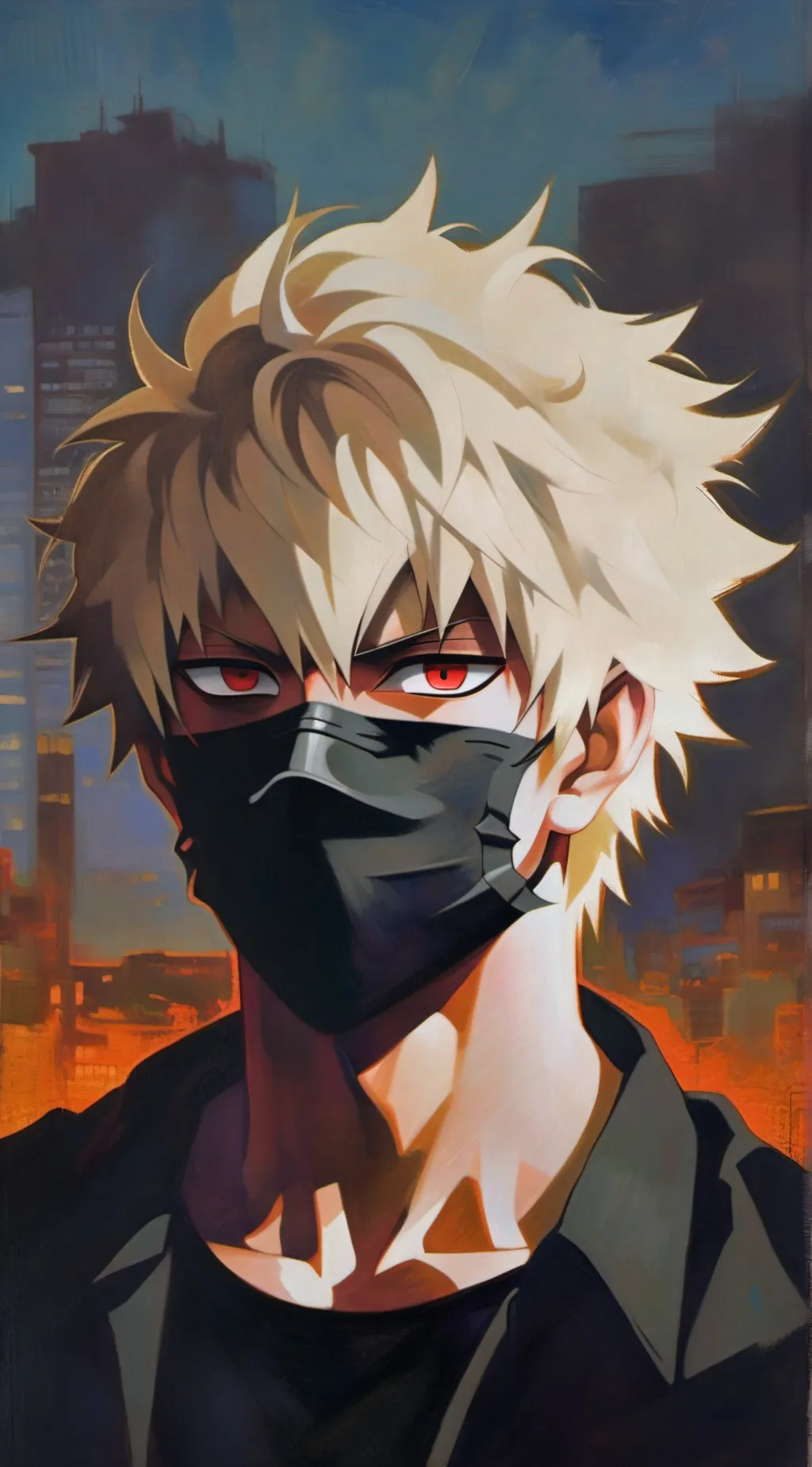 ai character: kiribakukami  background