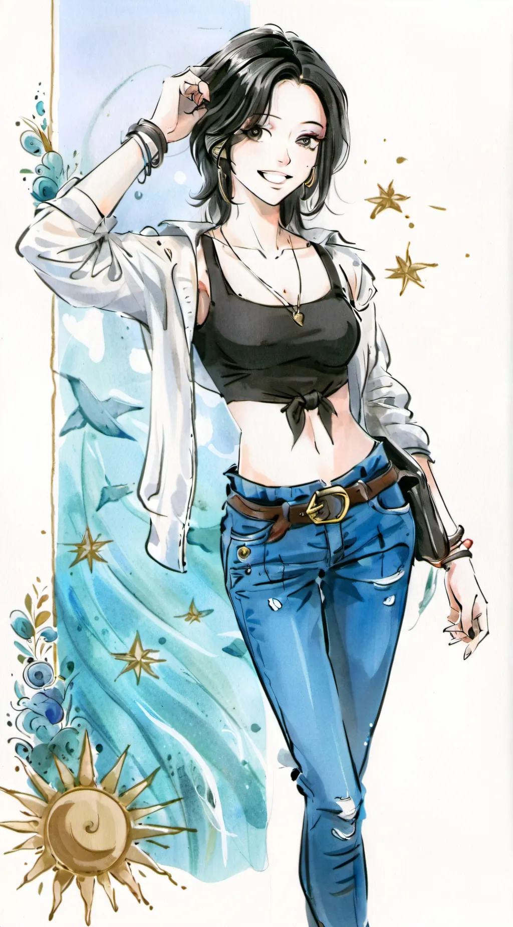 ai character: Beatrice background