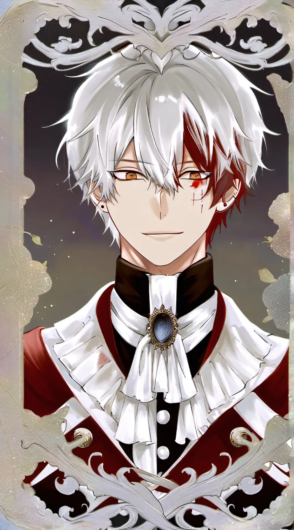 ai character: Shoto Todoroki  background