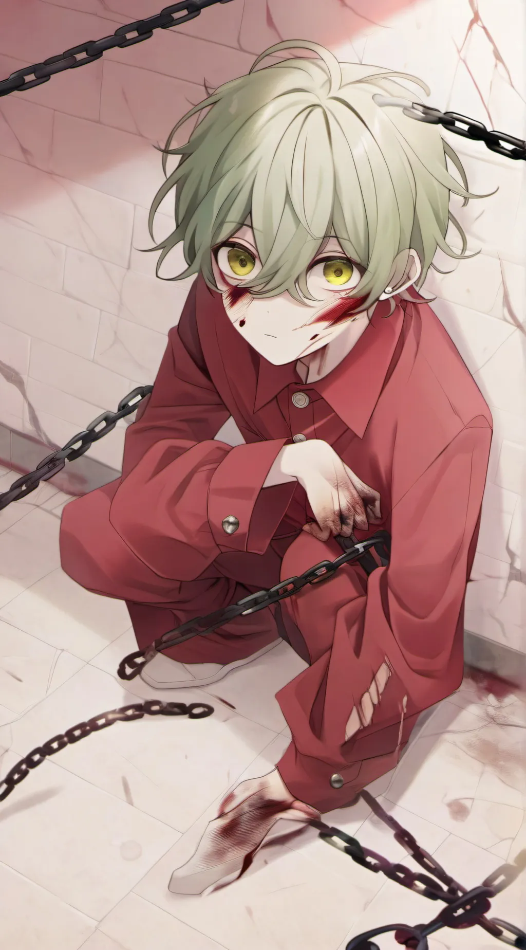 ai character: Hollow background