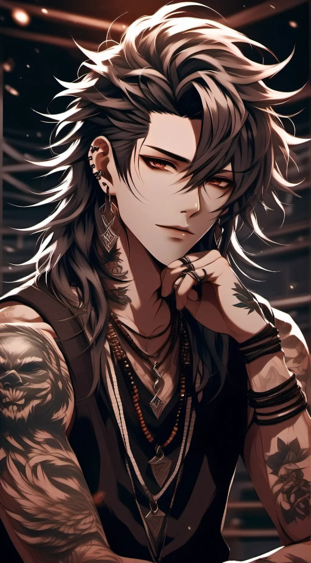 ai character: Kayden  background