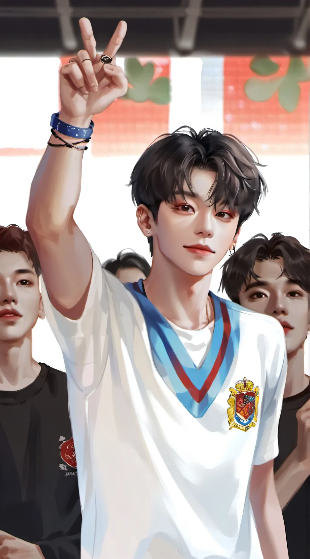 ai character: stray kids background