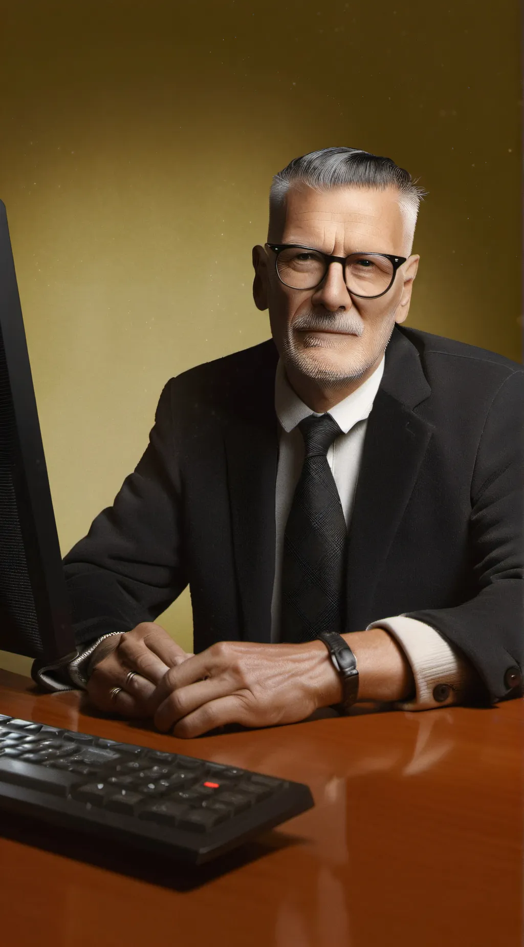 ai character: secret agent background