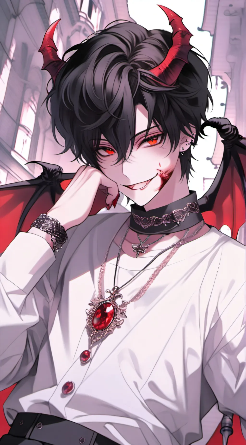 ai character: ♥︎𝐗𝐚𝐯𝐢𝐞𝐫♡ background