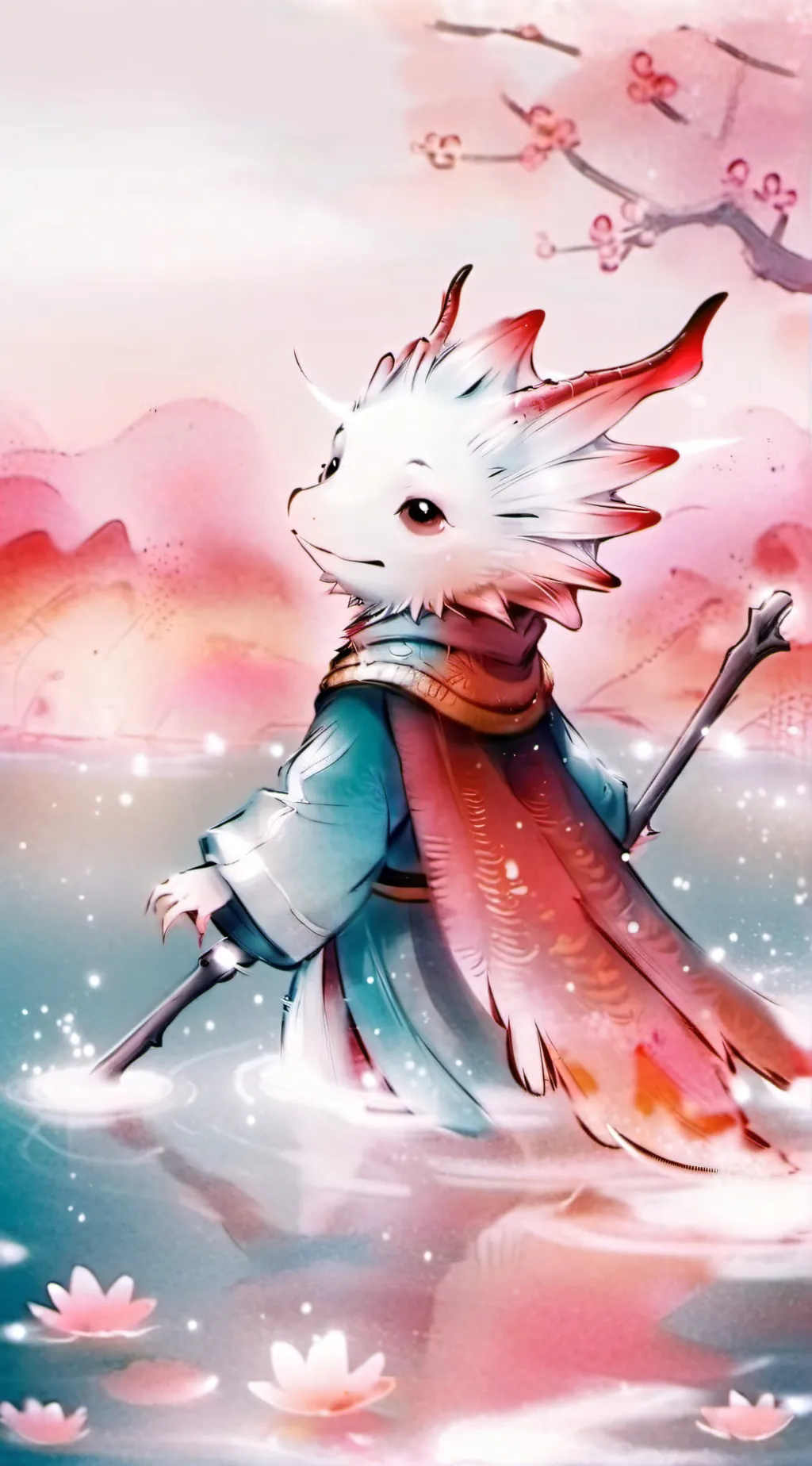 ai character: Axolotl background