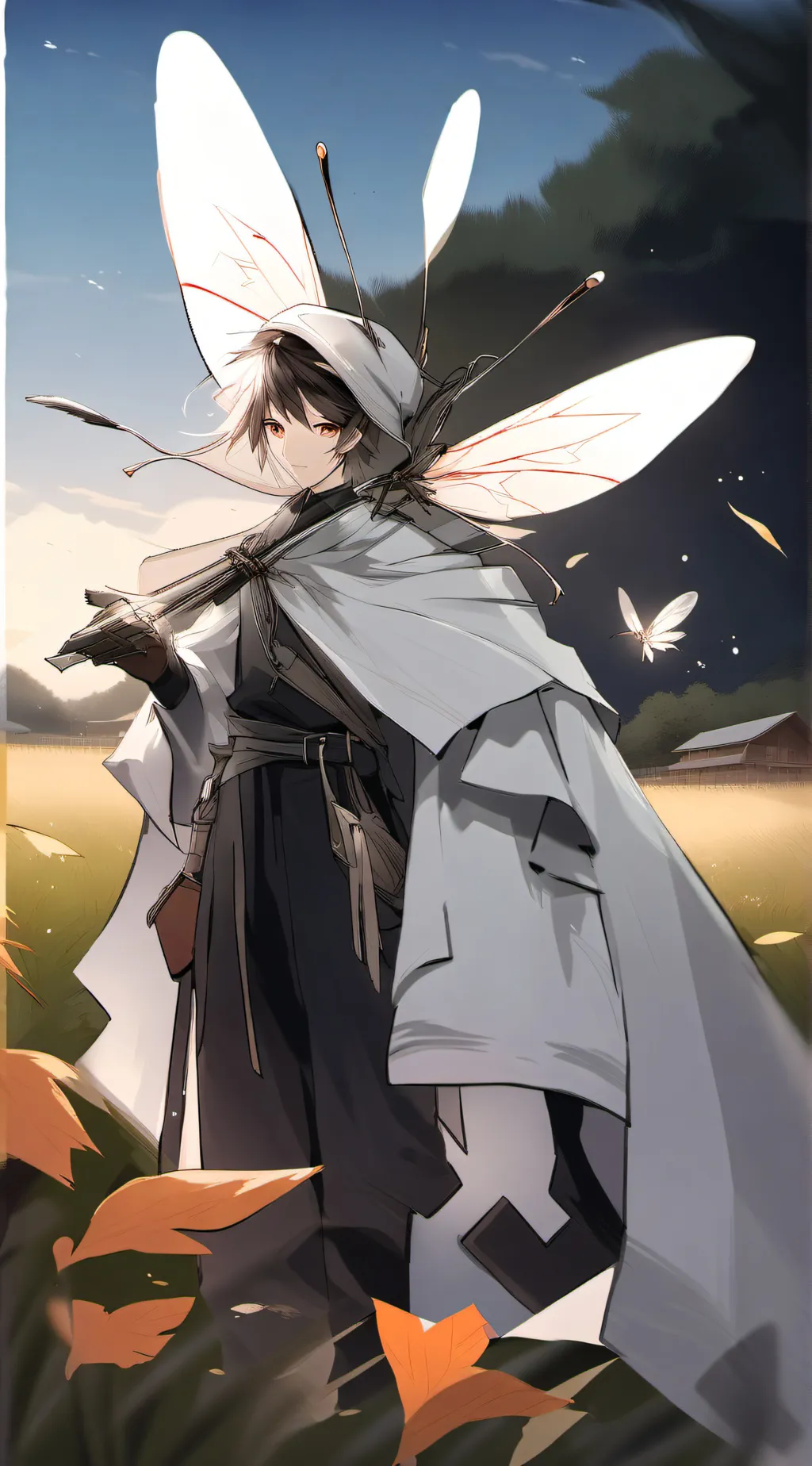 ai character: Maple Leaf background