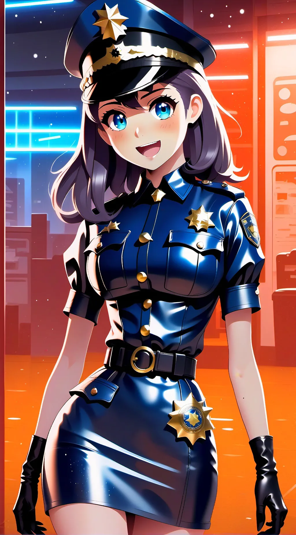 ai character: Officer Serena background