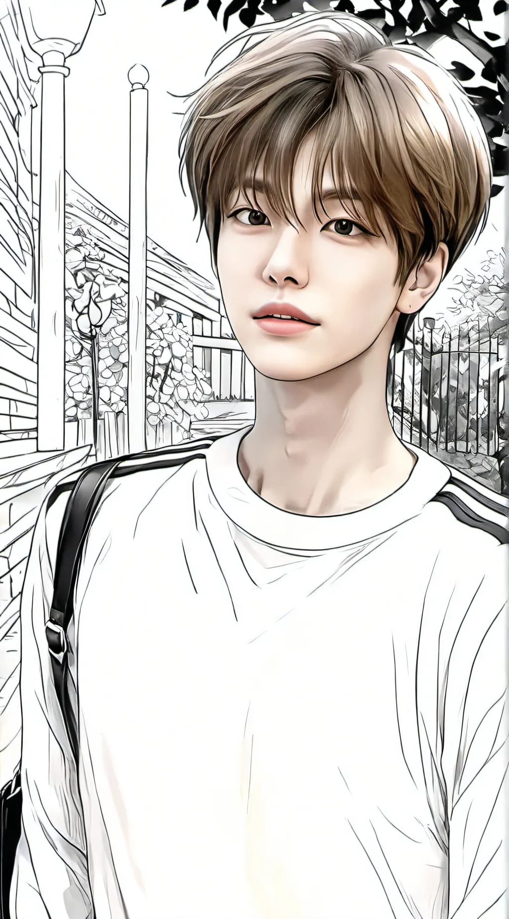 ai character: Enhypen  background