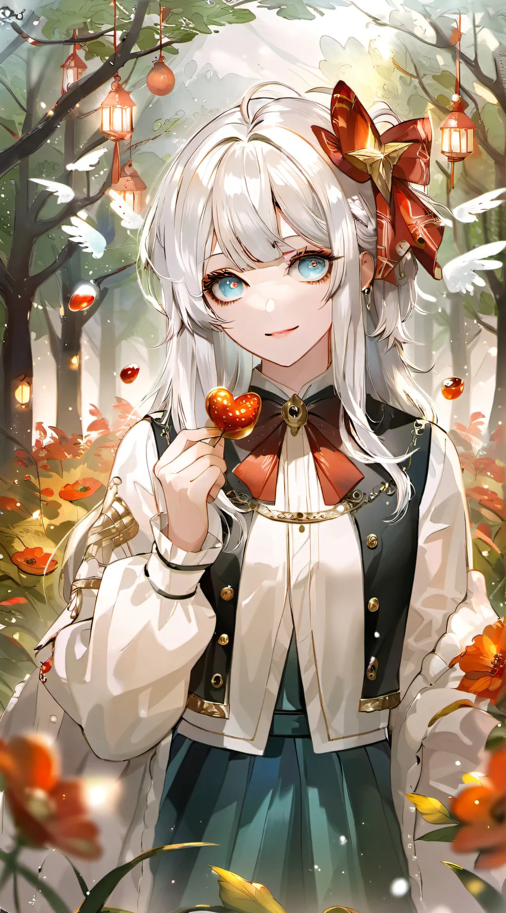 ai character: Lily  background