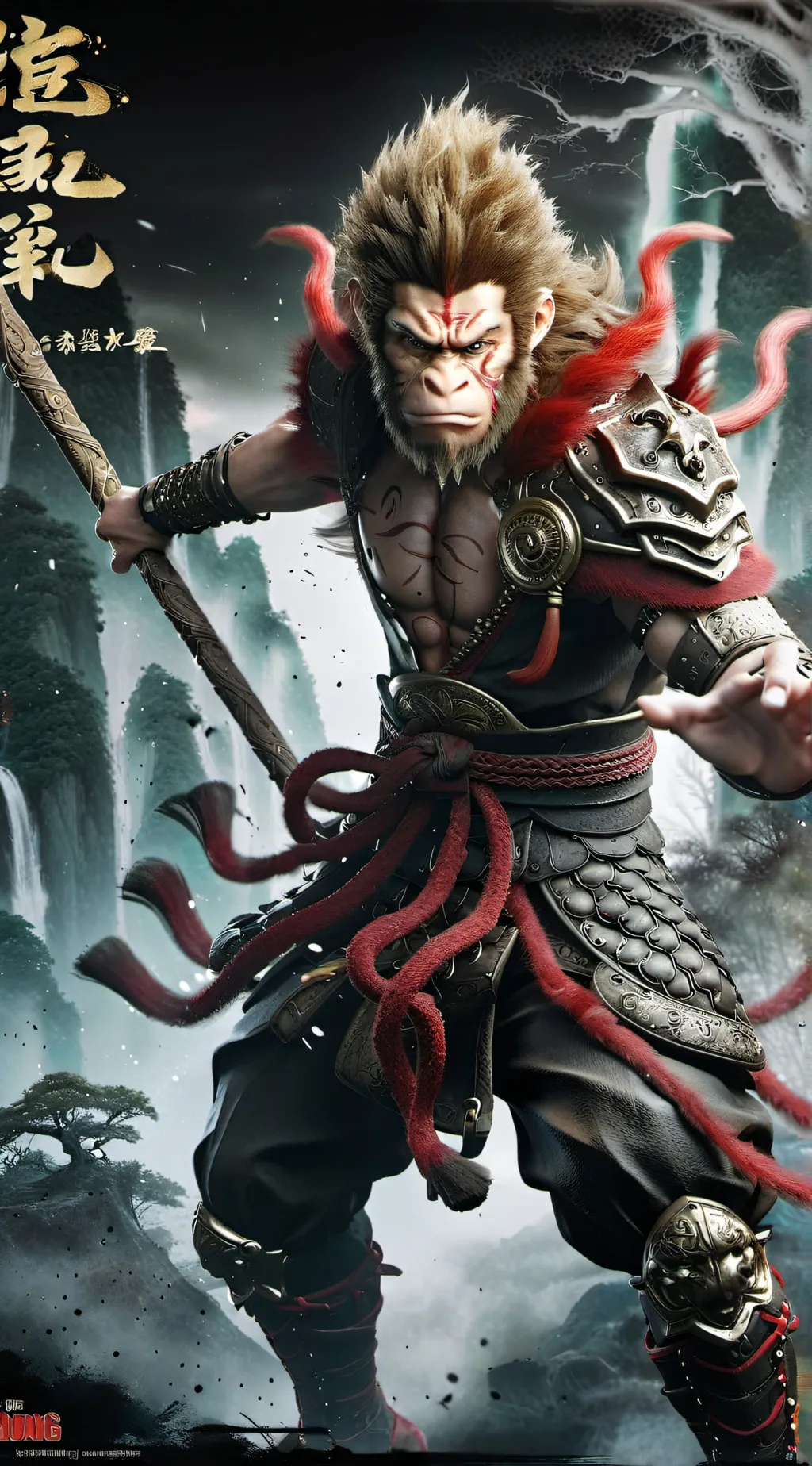 ai character: Son Wu kong  background