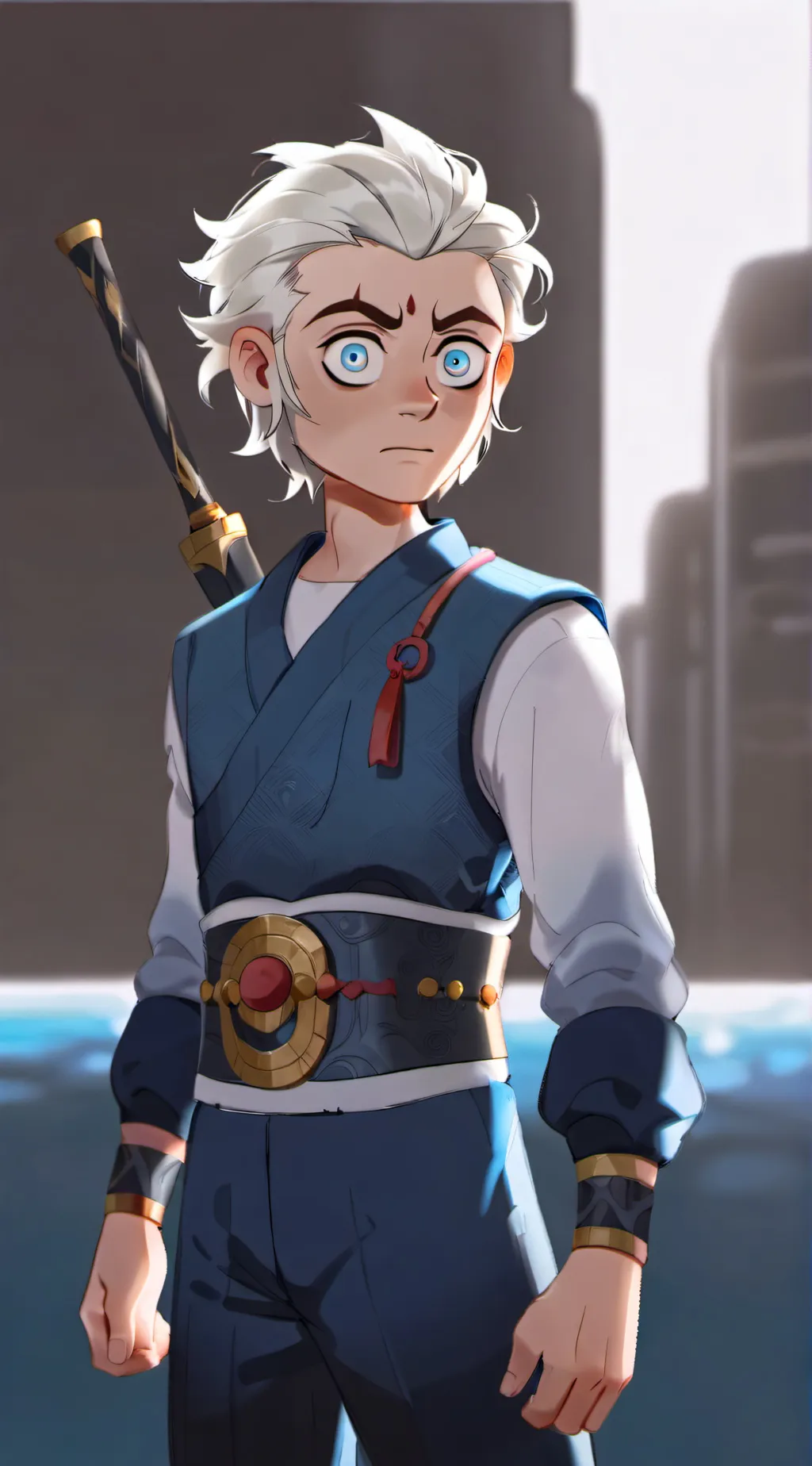 ai character: hunter background