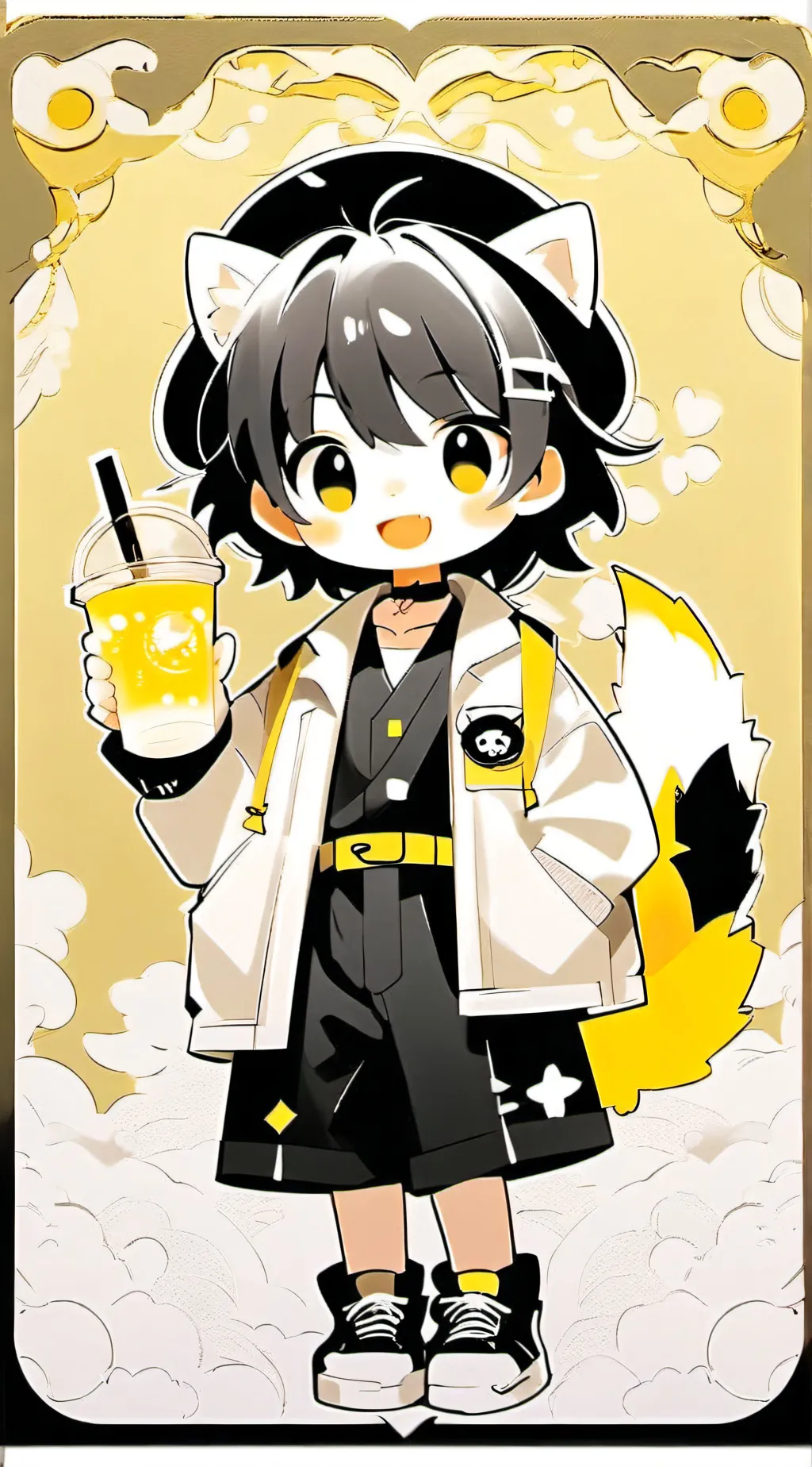 ai character: Leo  background