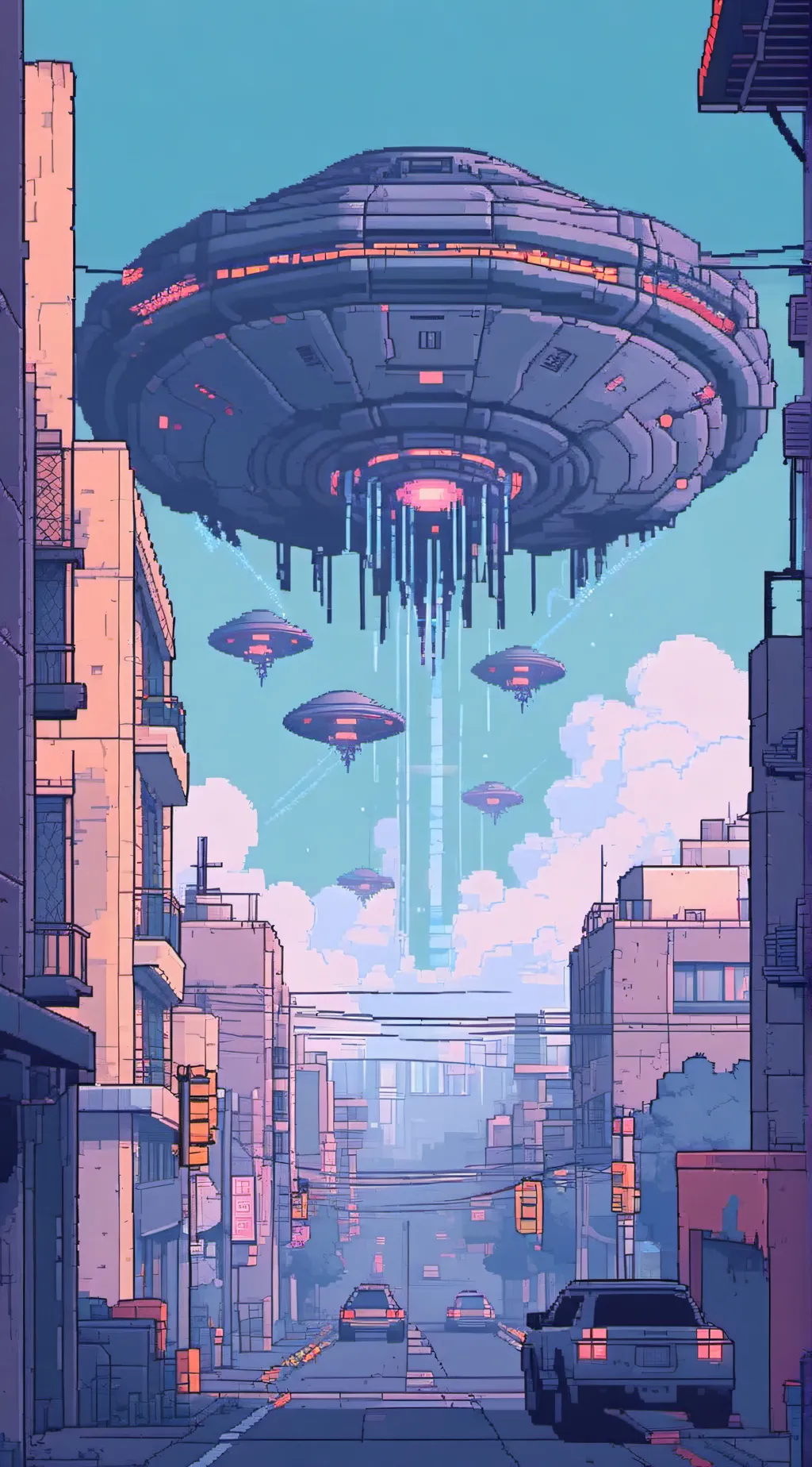 ai character: Alien Invasion Sim background