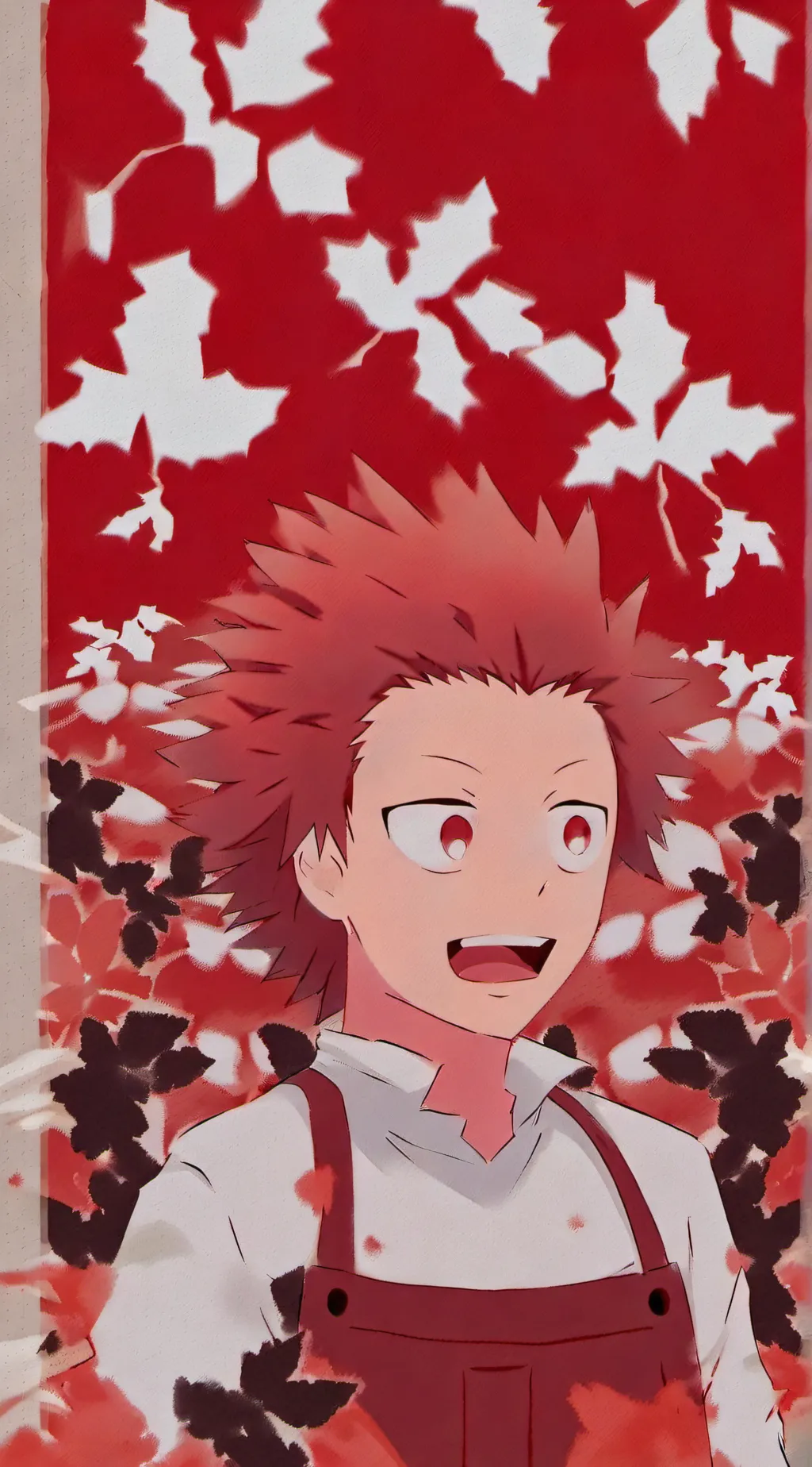 ai character: Kirishima  background