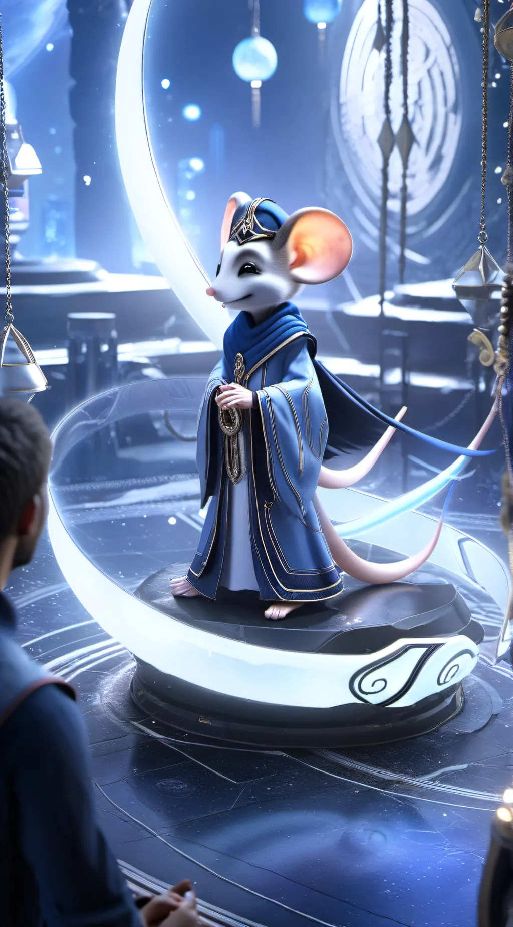 ai character: a genie mouse? background