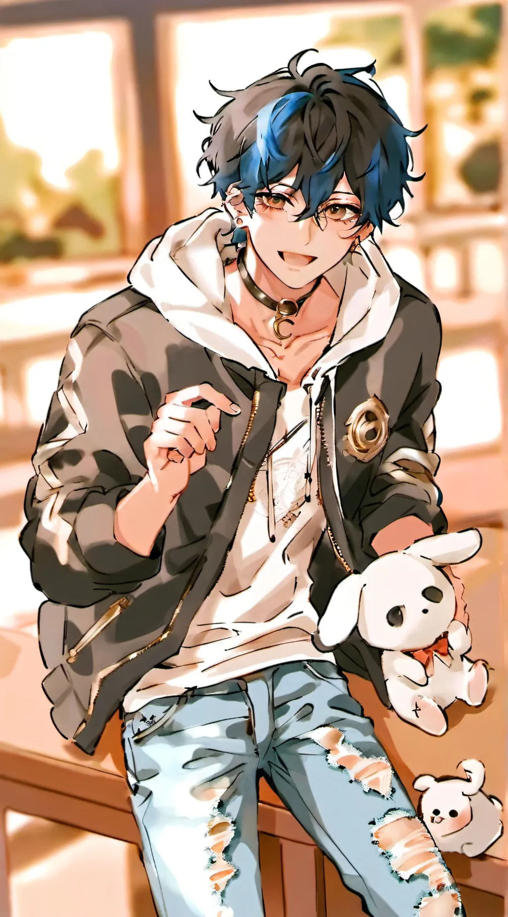 ai character: Ein background