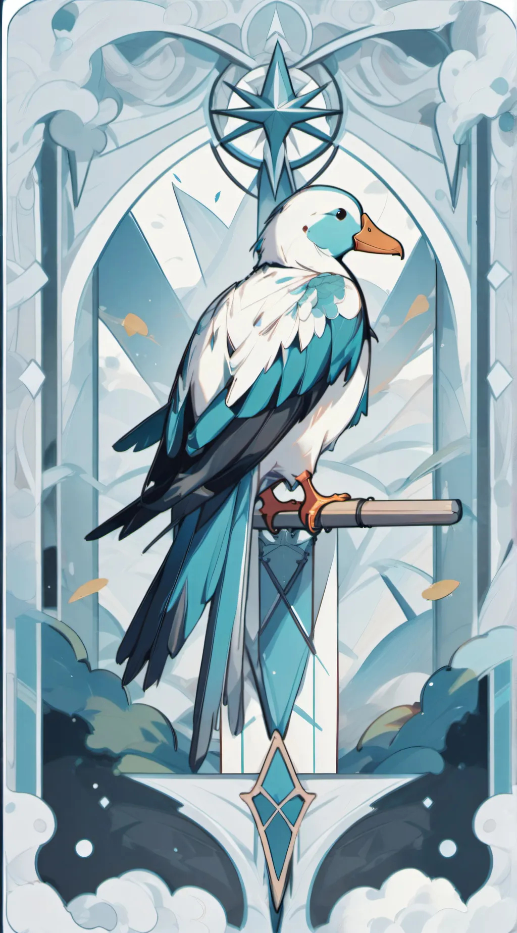 ai character: Duckot background