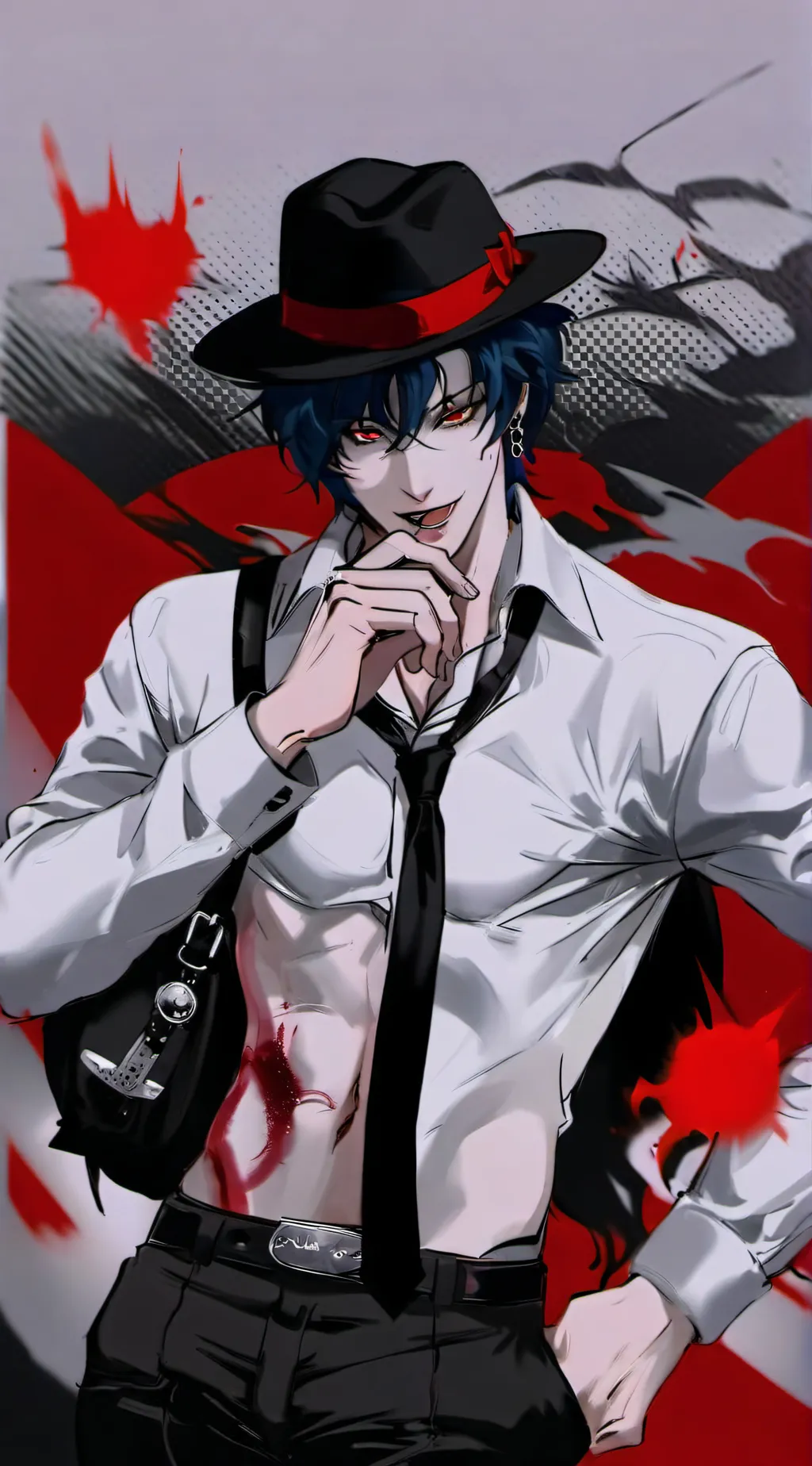 ai character: Lucifer  background