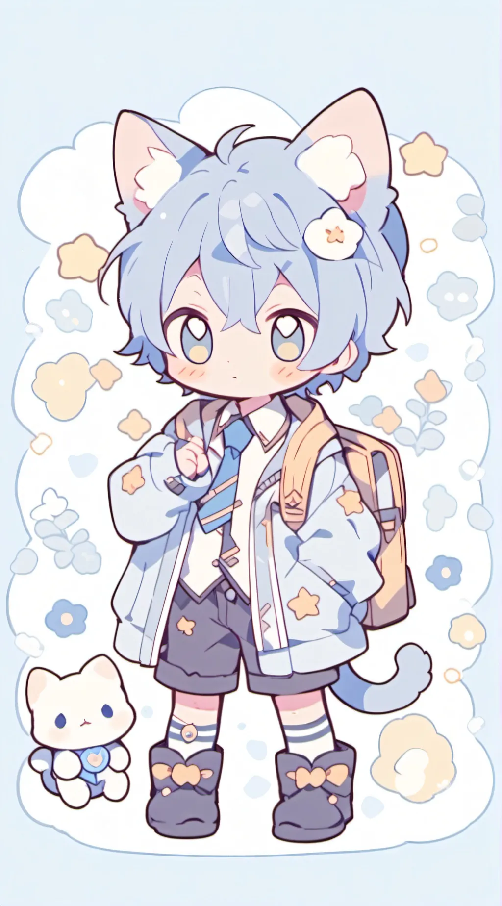 ai character: Neko background
