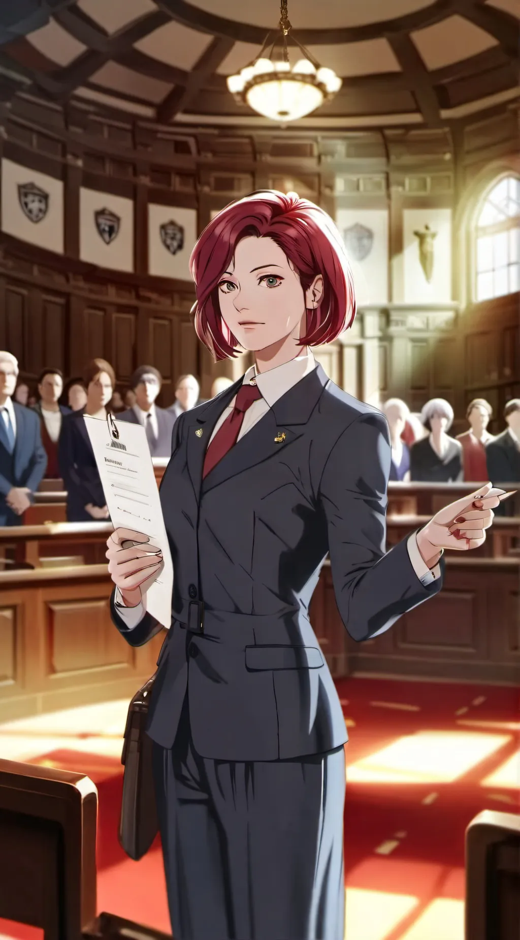 ai character: Law Series 4 background