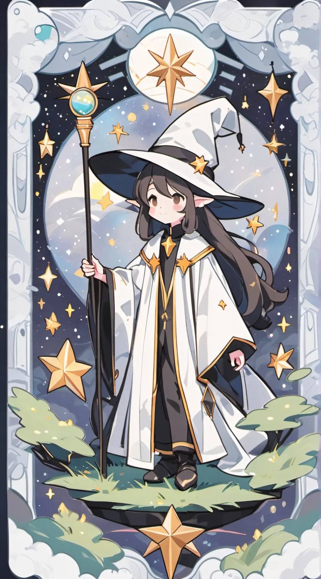 ai character: Cloud Niene background