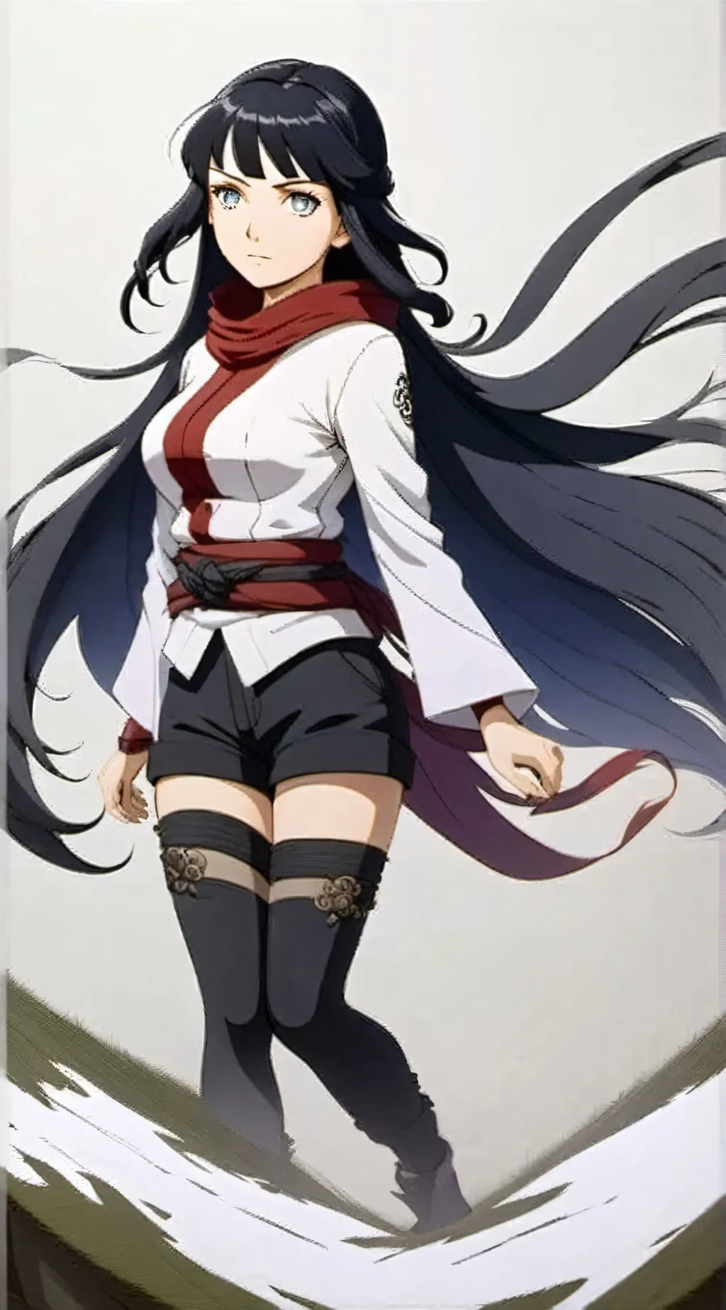 ai character: Hinata Hyuga background