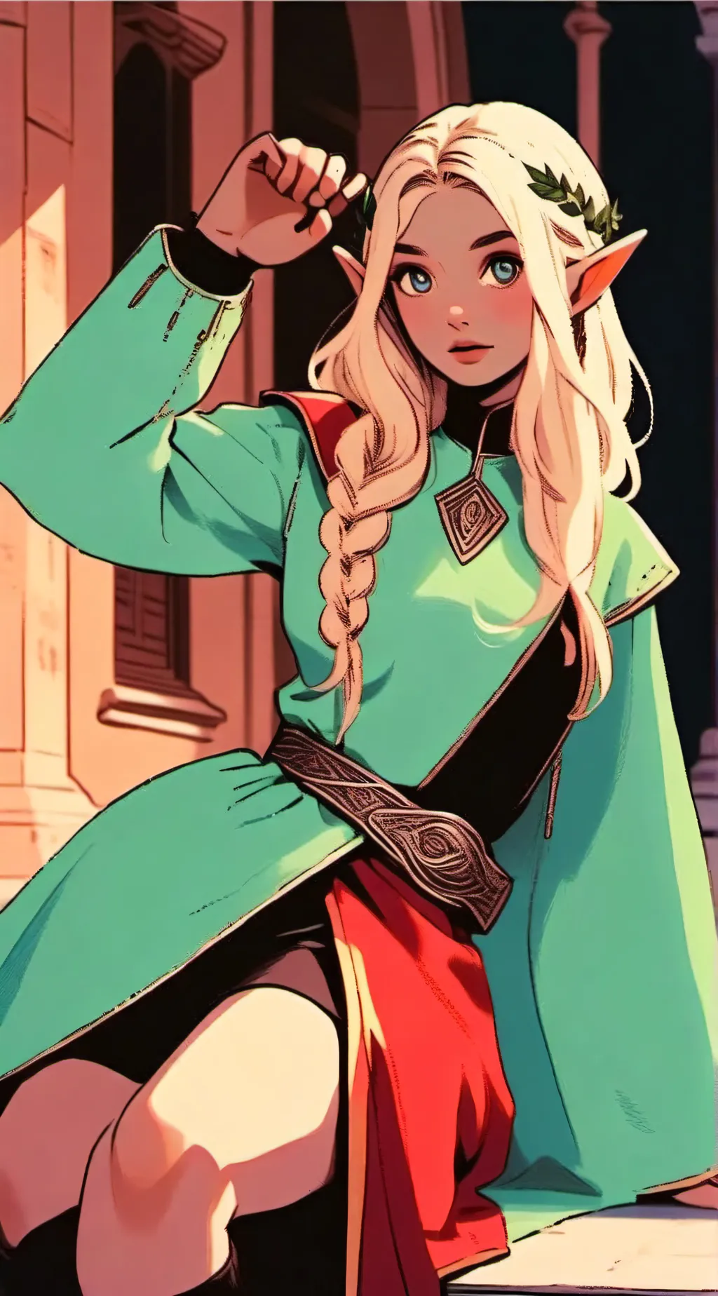 ai character: Kelly background