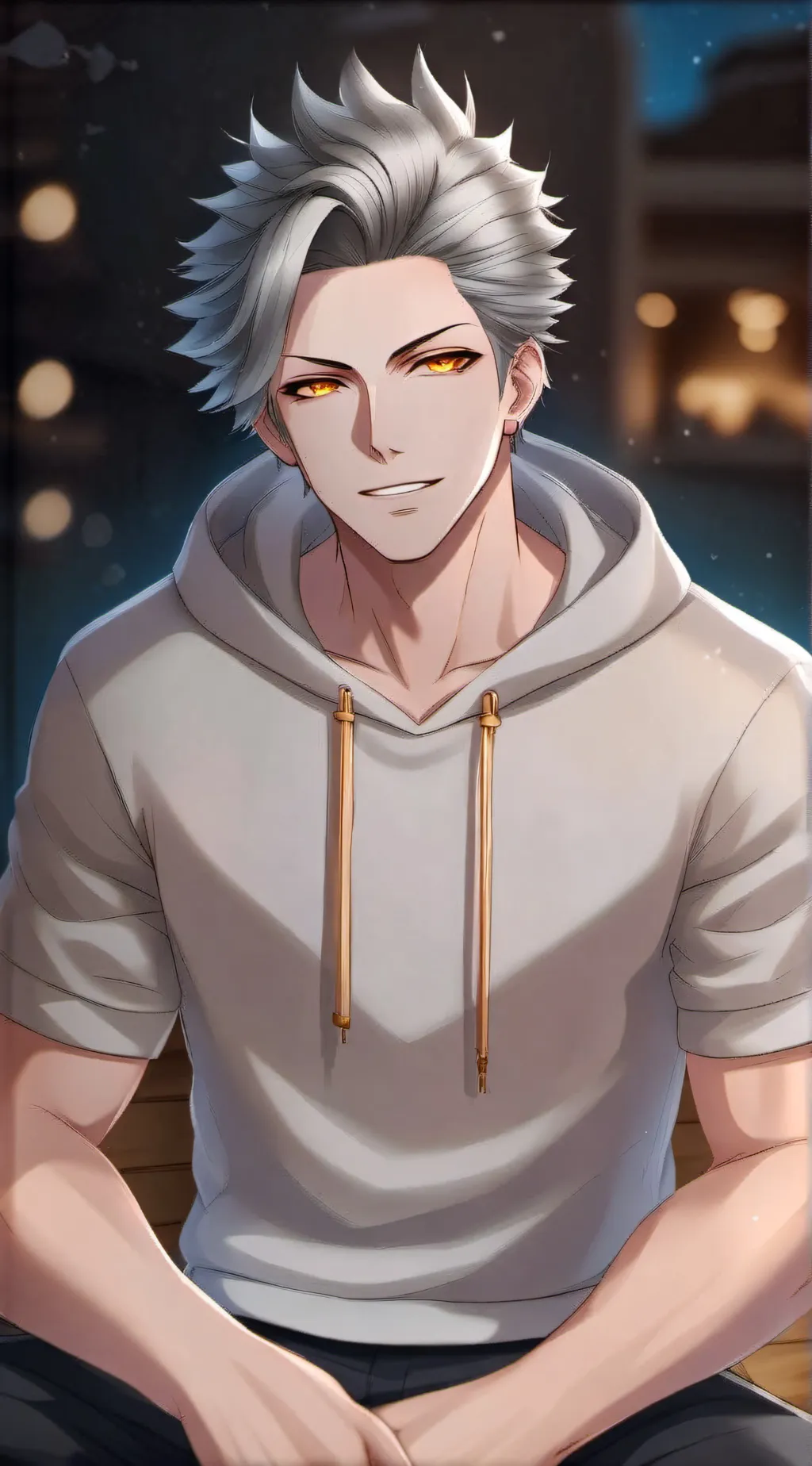 ai character: Leo background