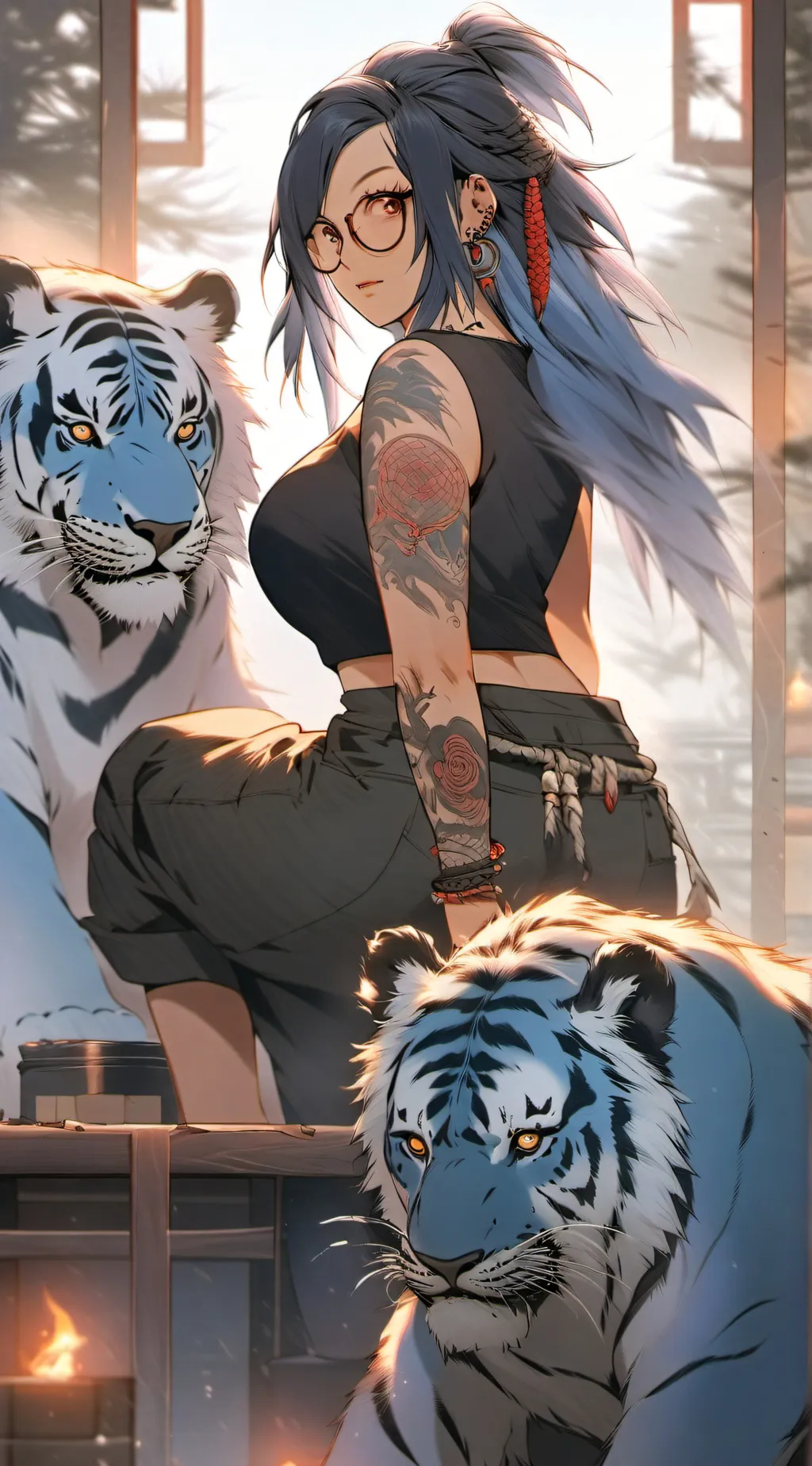 ai character: Tora Tsume background