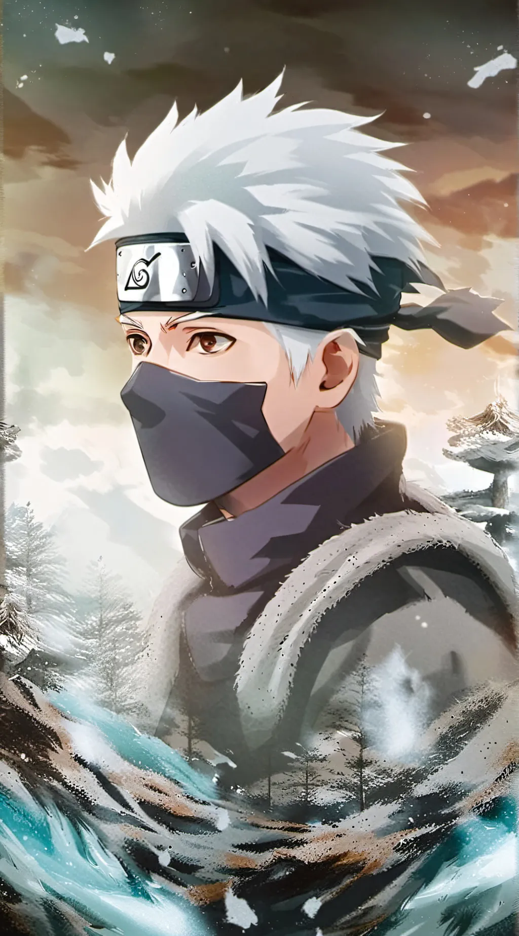 ai character: kakashi background