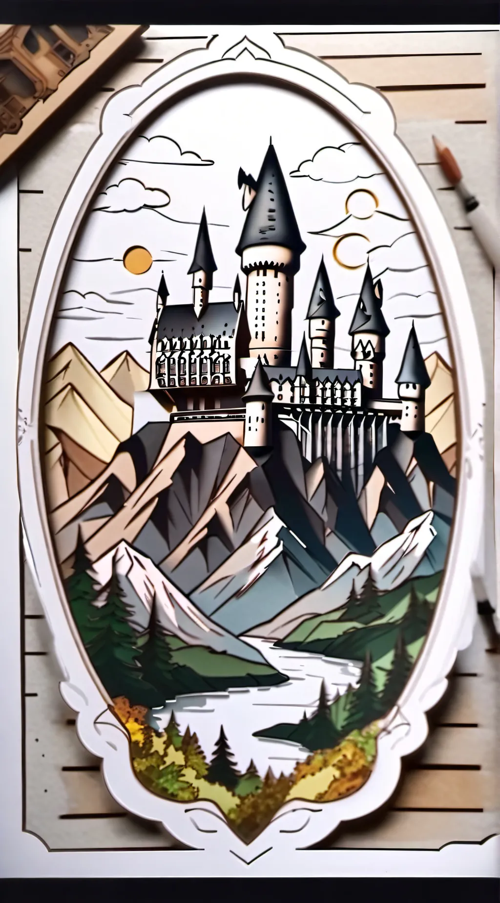 ai character: hogwarts  background