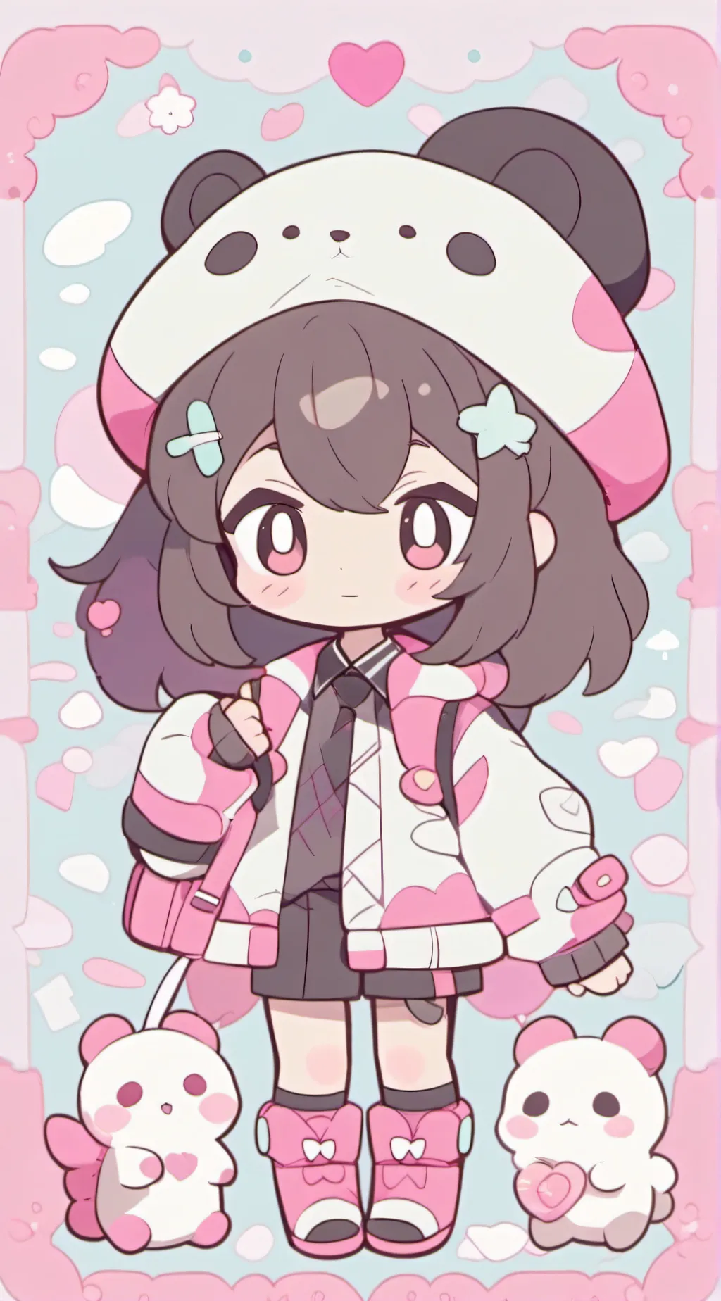 ai character: Nari toca boca background
