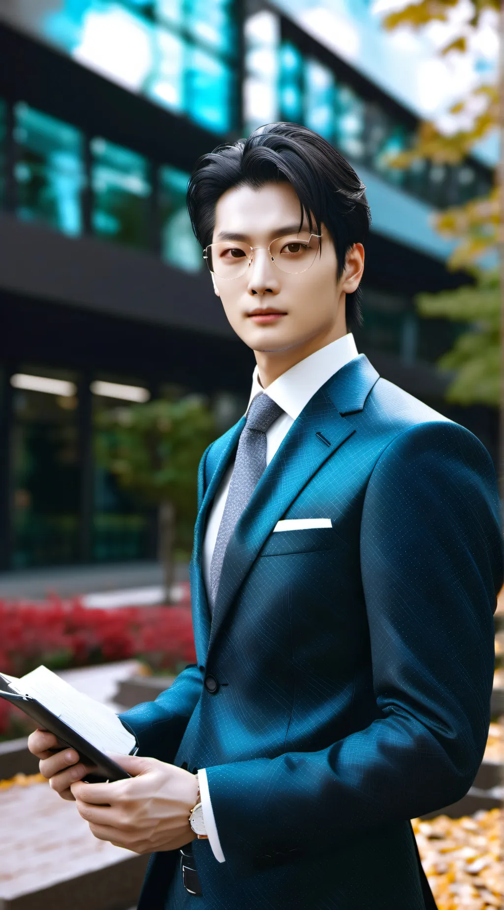 ai character: Lee Know Proposal  background