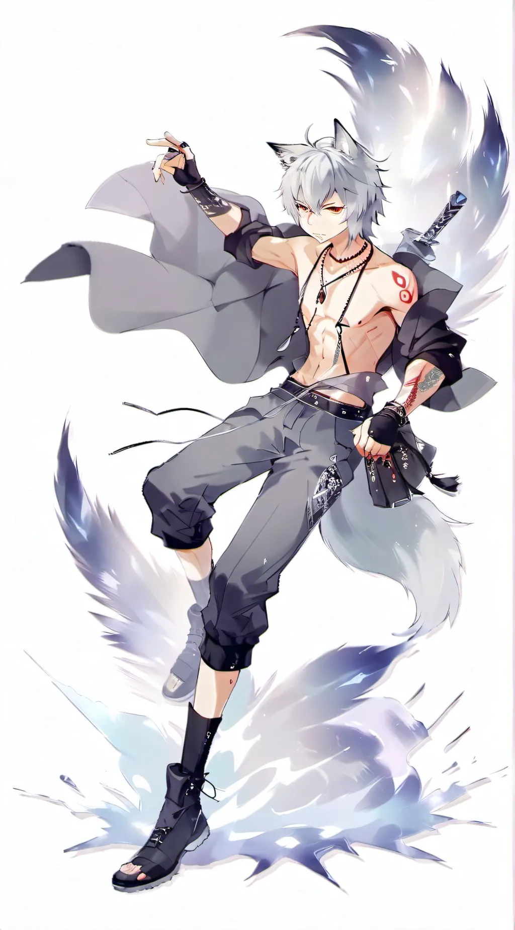 ai character: Bete loga background